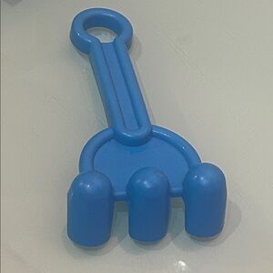 Blue Plastic Toy Rake